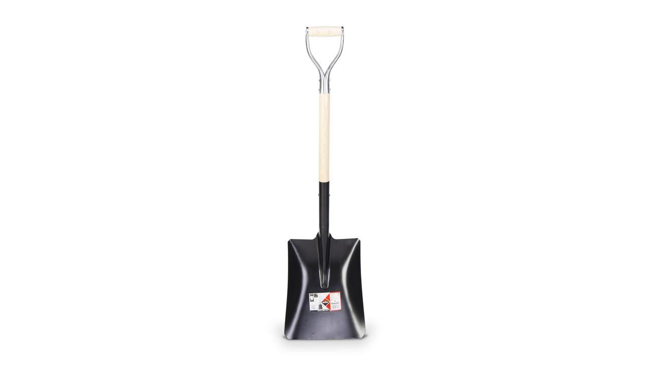 Pelle carrée Rubi avec manche en anneau de bois