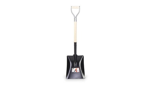 Pelle carrée Rubi avec manche en anneau de bois