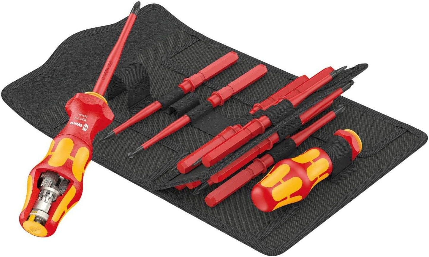 Juego Destornilladores Aislados 2 mangos y 14 varillas Wera Kaftform Turbo i 1 ref.057484 - 1
