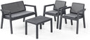 Ensemble de meubles de terrasse ou de jardin 4 pièces Emily Keter