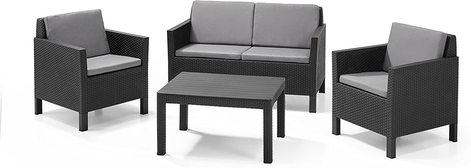 Ensemble de meubles de jardin 4 places Chicago Keter