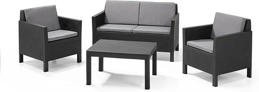 Ensemble de meubles de jardin 4 places Chicago Keter