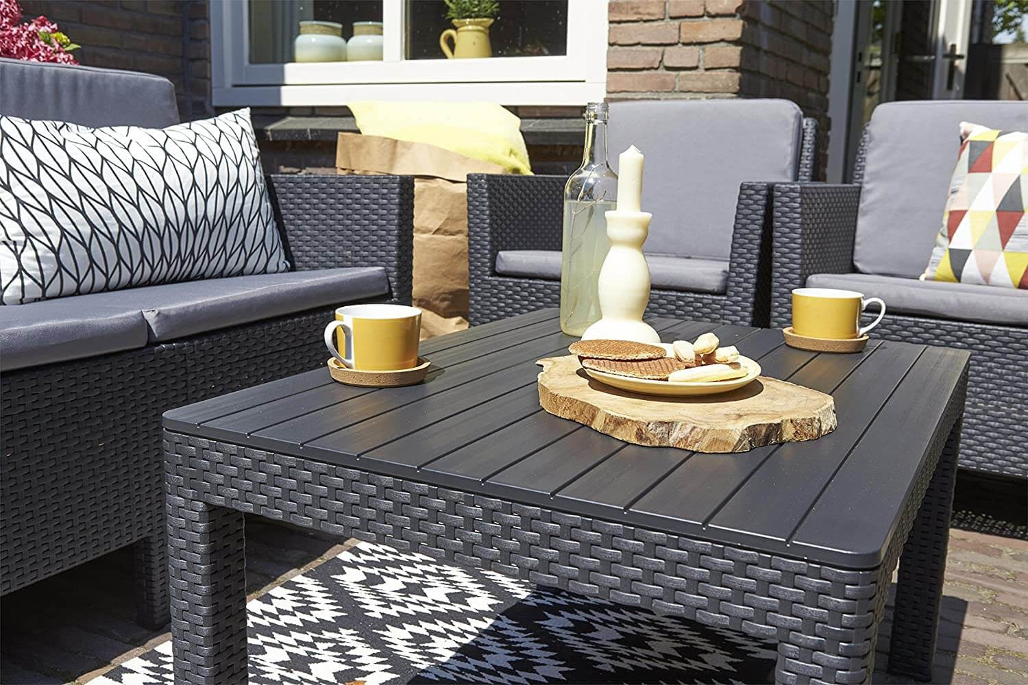 Ensemble de meubles de jardin 4 places Chicago Keter