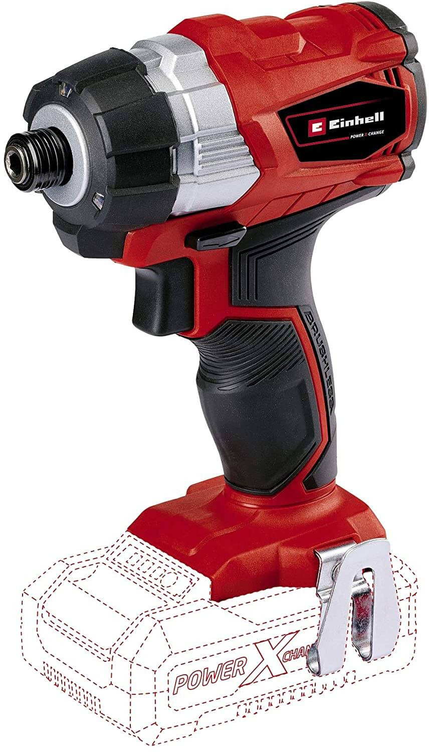 Tournevis à chocs sans balais 18V 180Nm Einhell TE-CI 18 Li BL-Solo