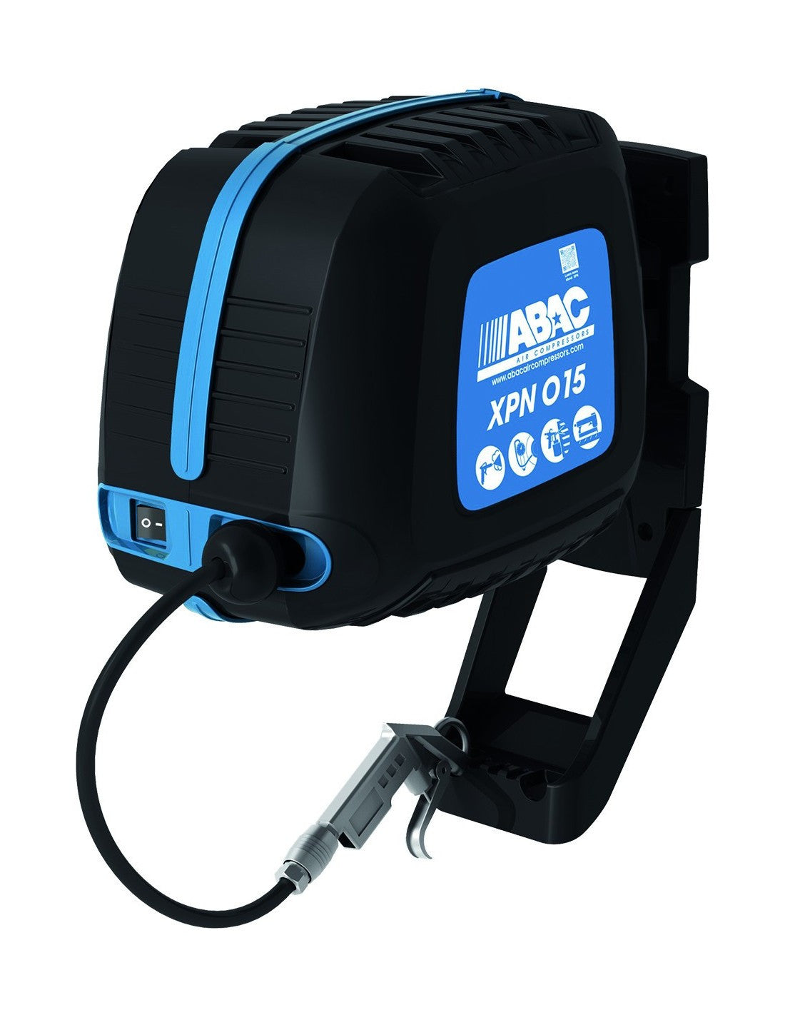 enrouleur de tuyau compresseur dair mural XPNO15 1.5HP 8 Bar moteur ABAC
