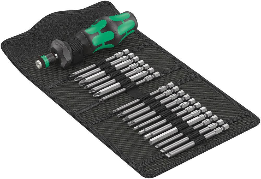 Juego de 18 puntas con Porta-puntas Wera Kraftform Kompakt Turbo 1 ref.057482 - 2