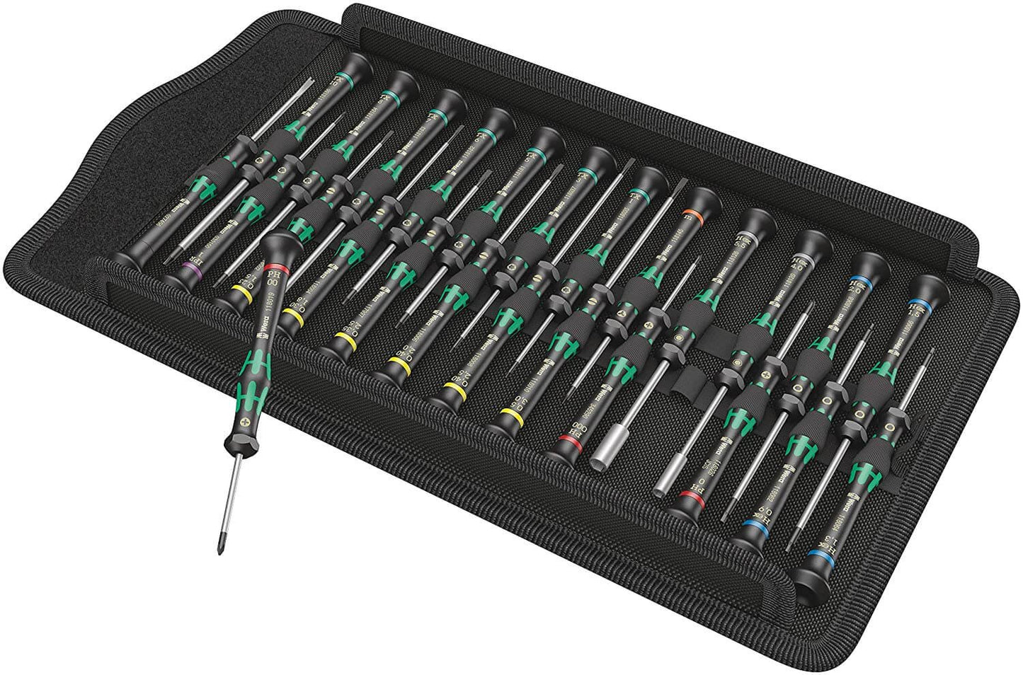 Juego de destornilladores para usos electrónicos  25 piezas Wera Kraftform Micro Big Pack 8