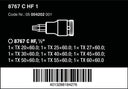 Jeu de 9 clés à douilles Wera 8767 C TORX HF 1, 1/2” 8